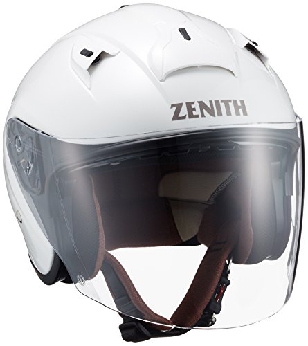 ヤマハ発動機(Yamaha) バイクヘルメット ジェット YJ-14 ZENITH サンバイザーモデル 90791-2278M パールホワイト M (頭囲 57cm~58cm)